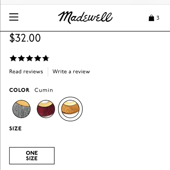 NWT Madewell Arc Wire Fringe Earrings - Picture 2 of 5